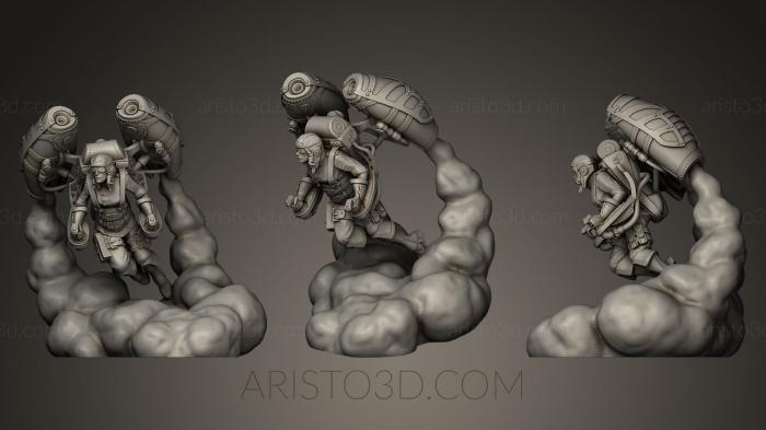 Figurines heroes, monsters and demons (STKM_0232) 3D model for CNC machine